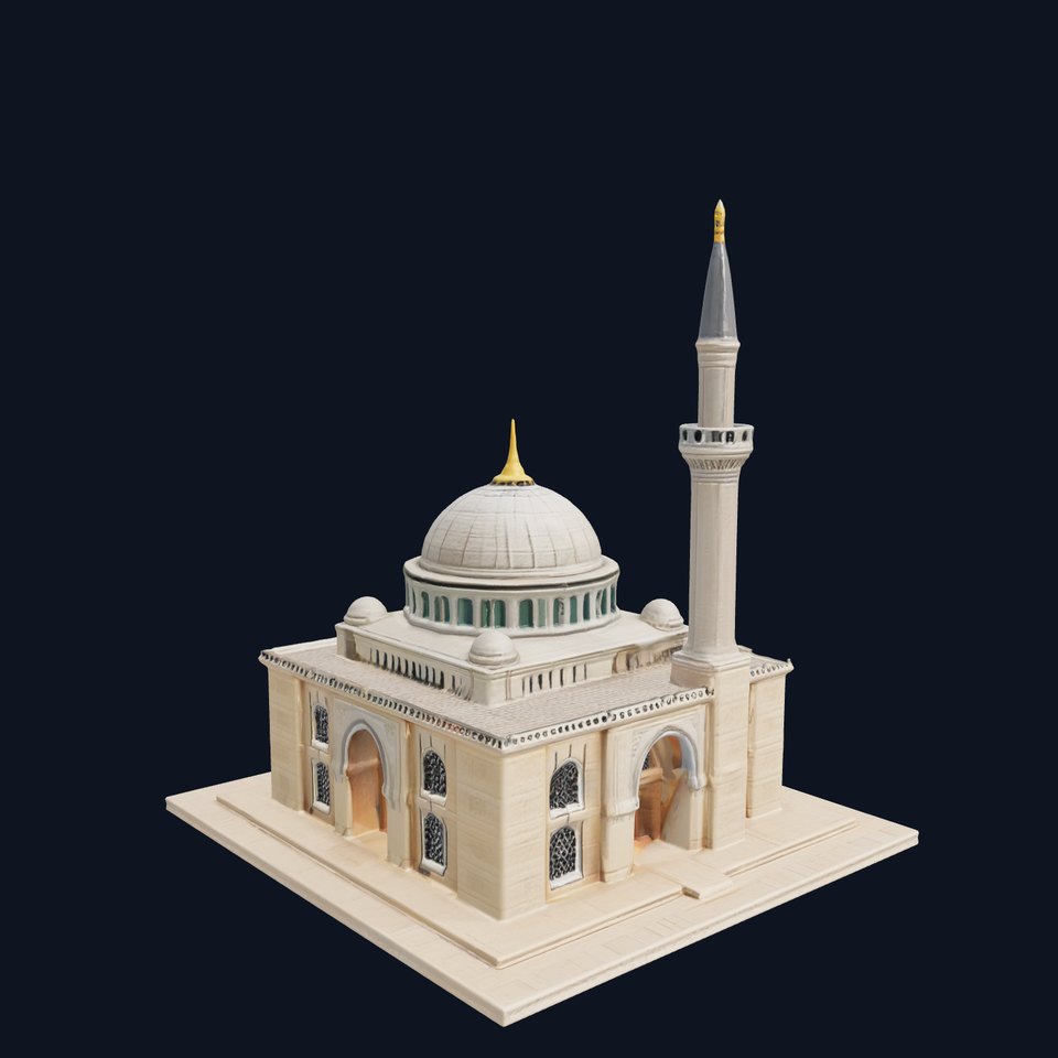 Majestic Mosque with Minaret model pack